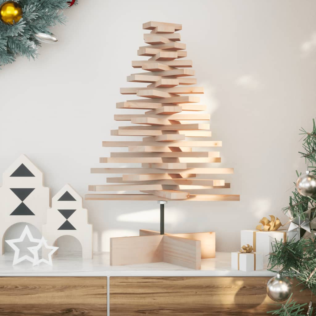Wooden Christmas Tree For Decoration Solid Wood Pine