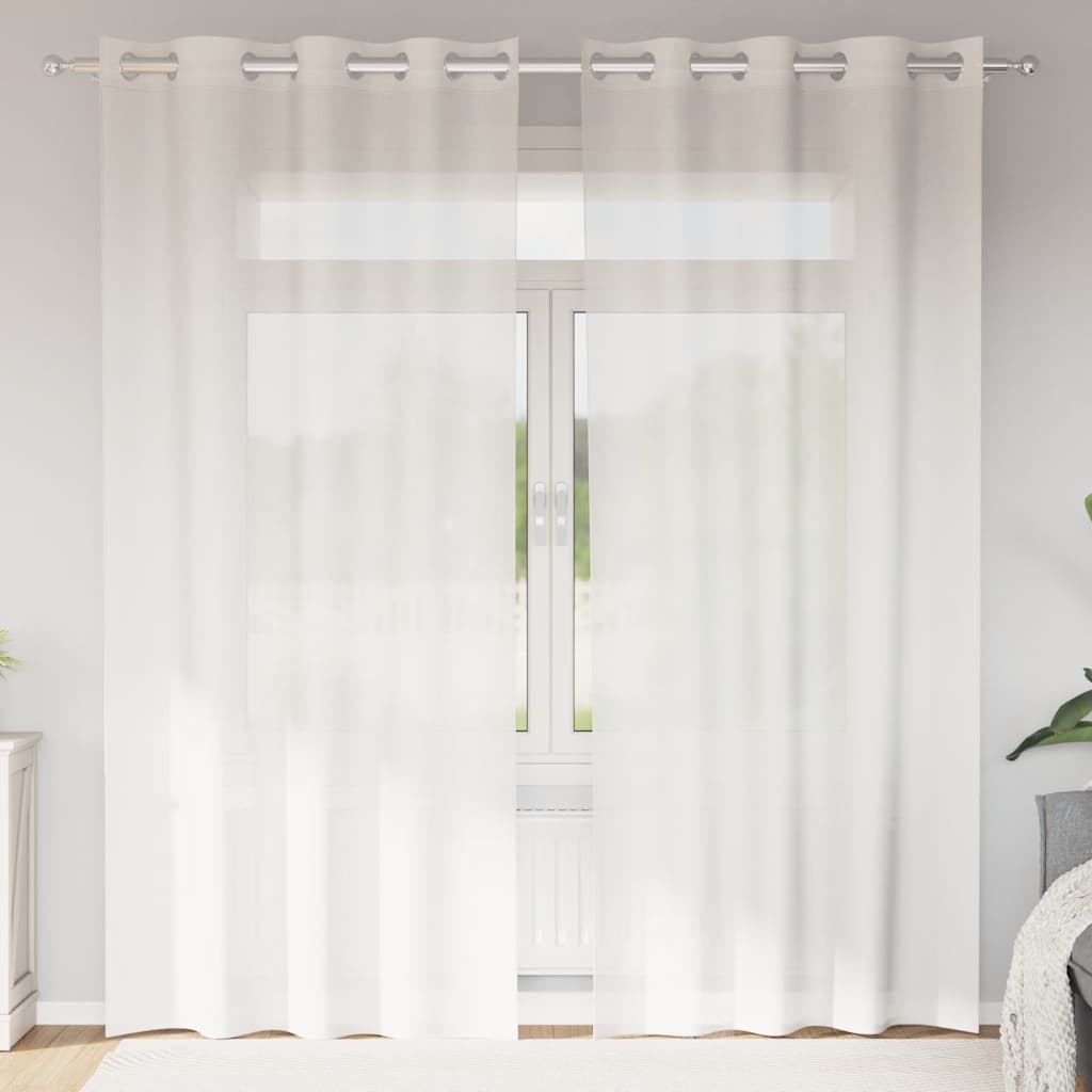 Voile Curtains 2 Pcs