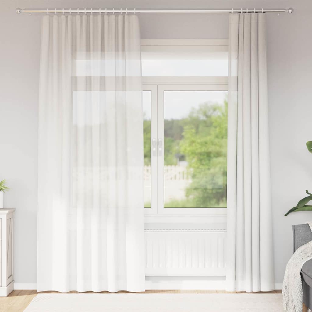 Voile Curtains 2 Pcs