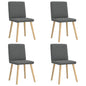 Dining Chairs 4 Pcs Fabric
