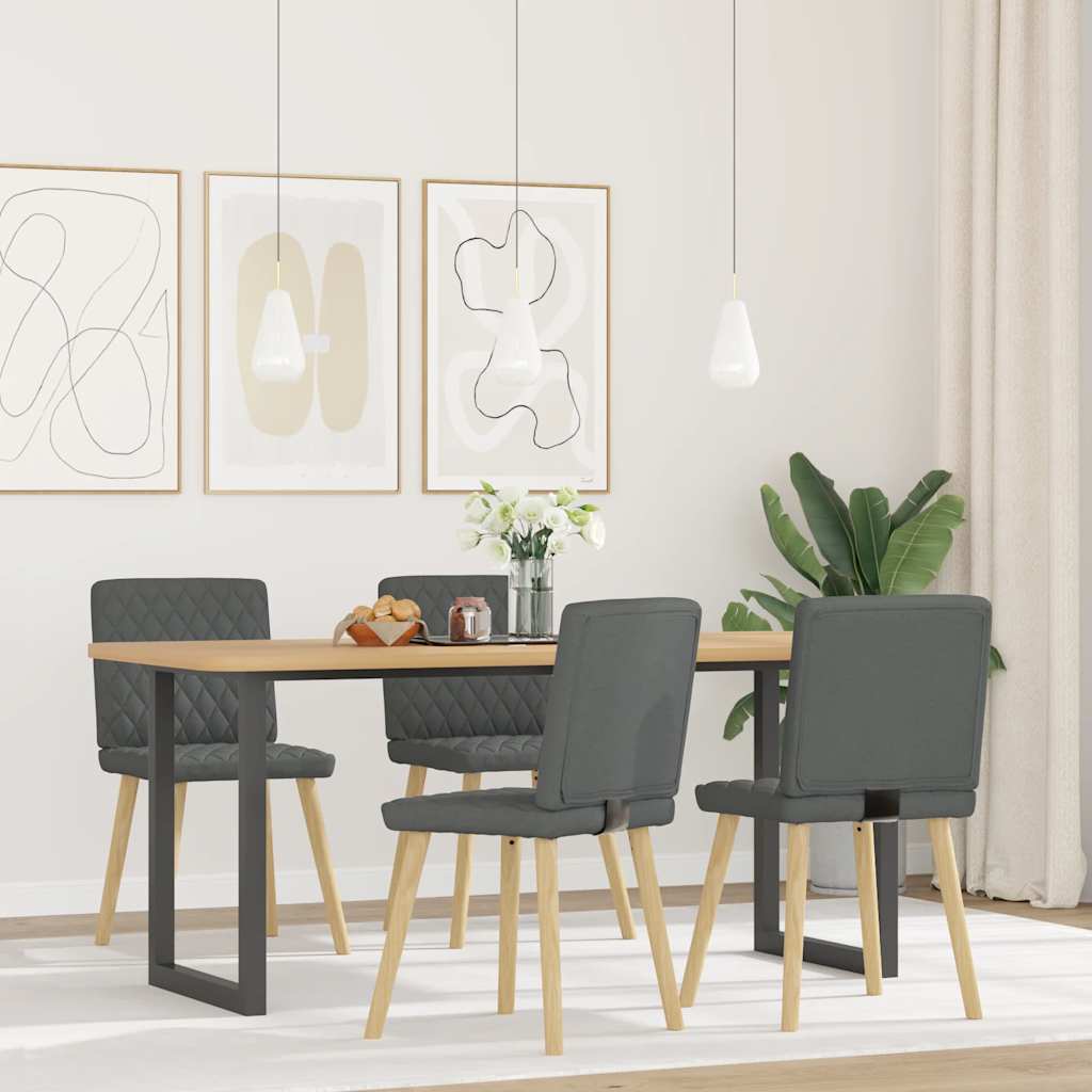 Dining Chairs 4 Pcs Fabric