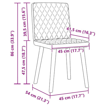 Dining Chairs 4 Pcs Fabric