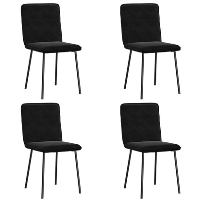 Dining Chairs 4 Pcs Velvet