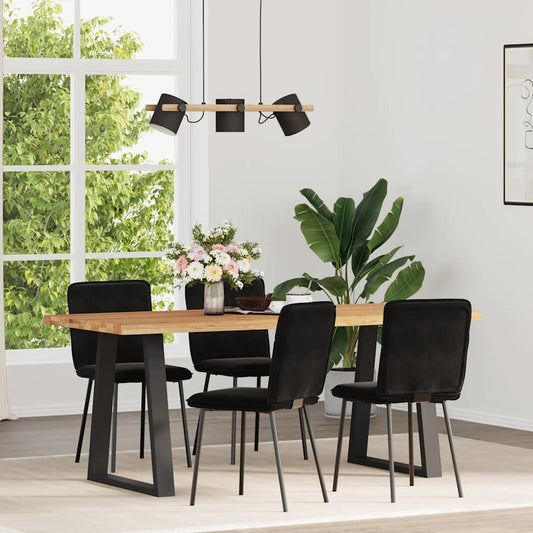 Dining Chairs 4 Pcs Velvet