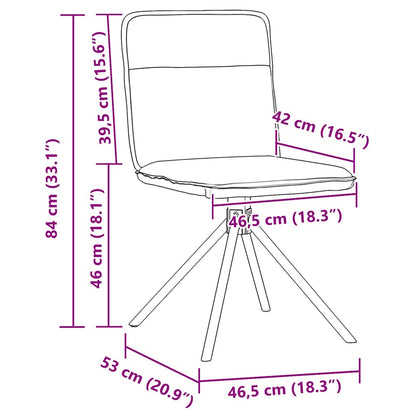 Dining Chairs 4 Pcs Fabric