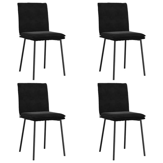 Dining Chairs 4 Pcs Velvet
