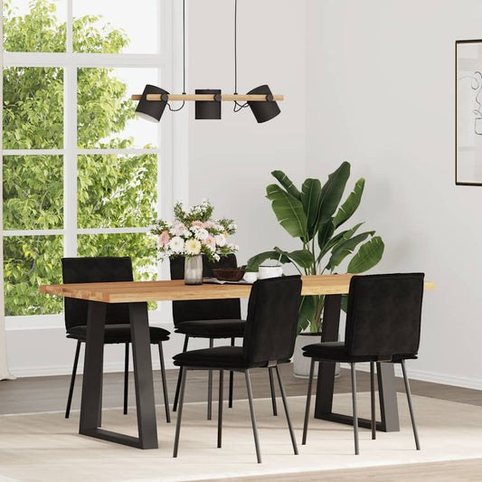Dining Chairs 4 Pcs Velvet