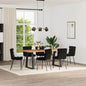 Dining Chairs 6 Pcs Velvet