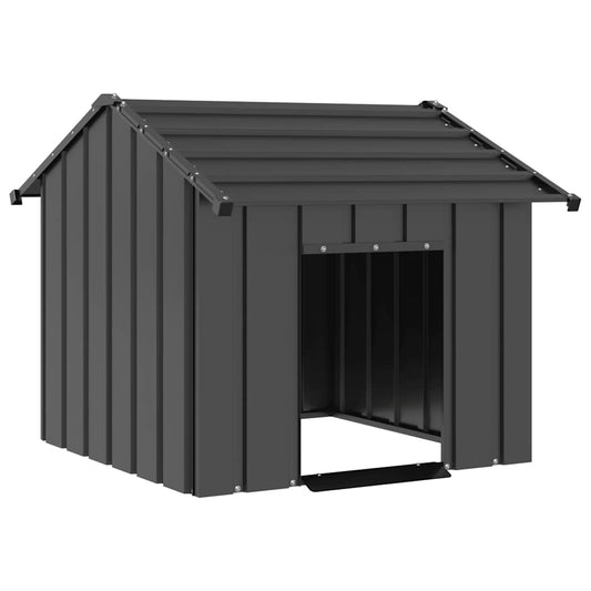 Dog House With Roof Galvanised Steel