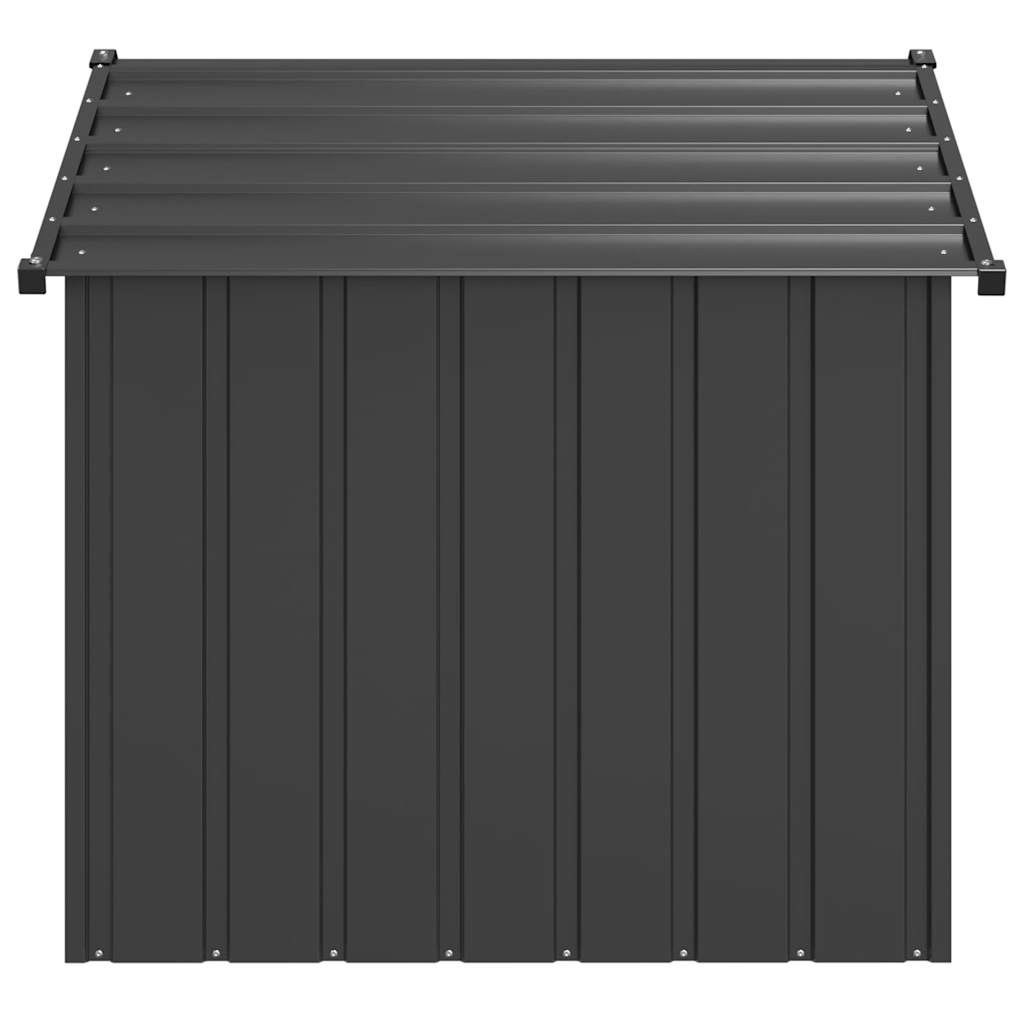 Dog House With Roof Galvanised Steel