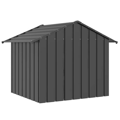 Dog House With Roof Galvanised Steel