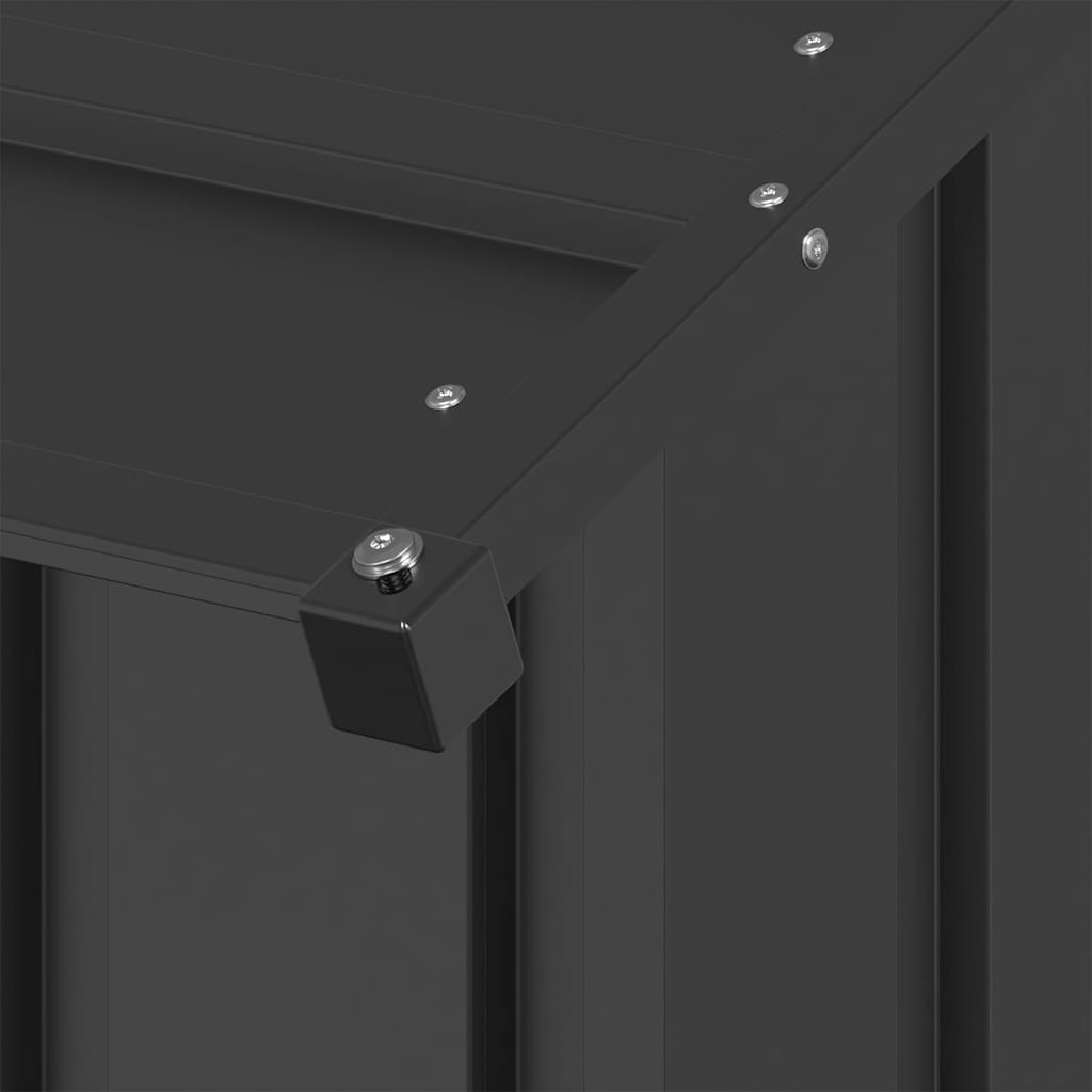 Dog House With Roof Galvanised Steel
