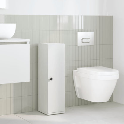 Bathroom Cabinet With Roll Holder 20.5X22X72 Cm