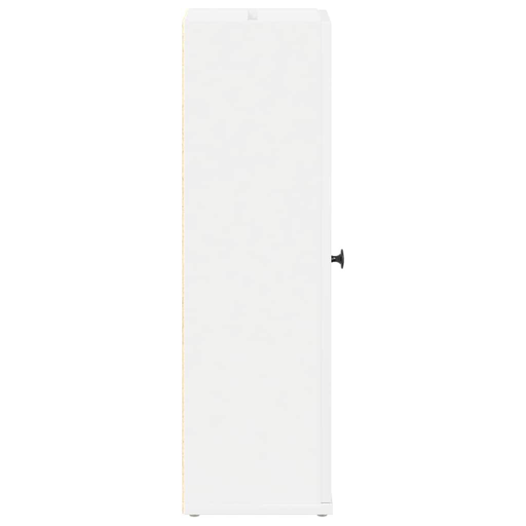 Bathroom Cabinet With Roll Holder 20.5X22X72 Cm