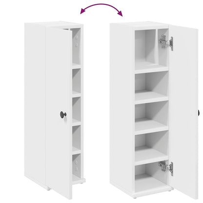 Bathroom Cabinet With Roll Holder 20.5X22X72 Cm