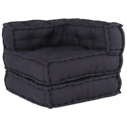 Modular Pouffe Anthracite 70X70X54 Fabric