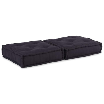 Modular Pouffe Anthracite 70X70X36 Fabric