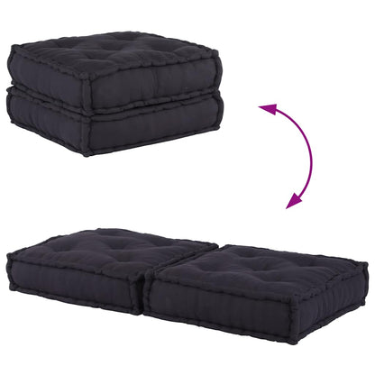 Modular Pouffe Anthracite 70X70X36 Fabric