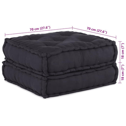 Modular Pouffe Anthracite 70X70X36 Fabric
