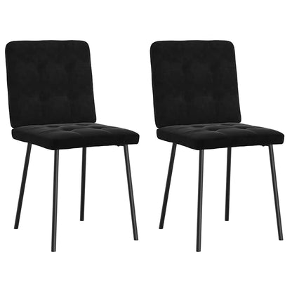 Dining Chairs 6 Pcs Velvet