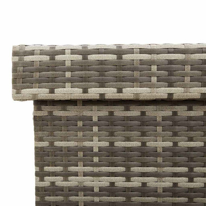 Garden Storage Box With Wheels Poly Rattan