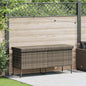 Garden Storage Box With Wheels Poly Rattan