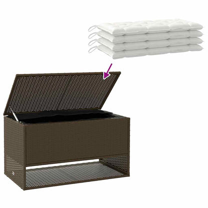 Outdoor Cushion Box 100X55X55.5 Cm Poly Rattan