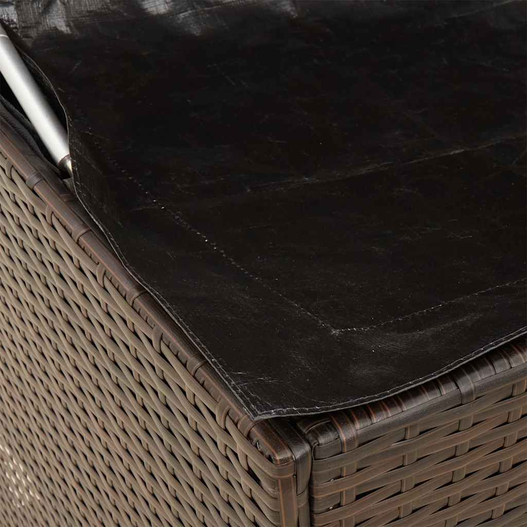 Outdoor Cushion Box 100X55X55.5 Cm Poly Rattan