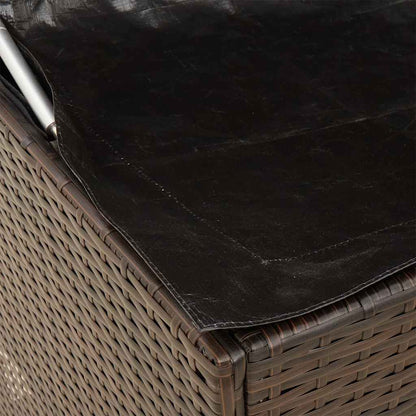 Outdoor Cushion Box 100X55X55.5 Cm Poly Rattan
