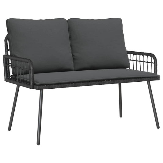 Garden With Cushion Grey 114 X 64 X 78Cm Metal