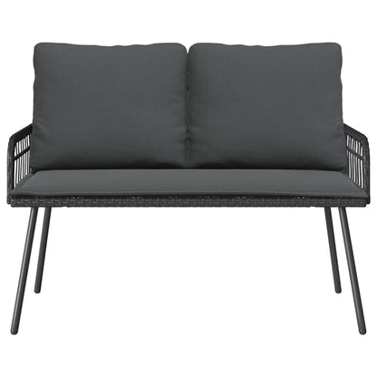 Garden With Cushion Grey 114 X 64 X 78Cm Metal