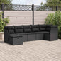8 Piece Garden Sofa Set With Cushions Poly Rattan