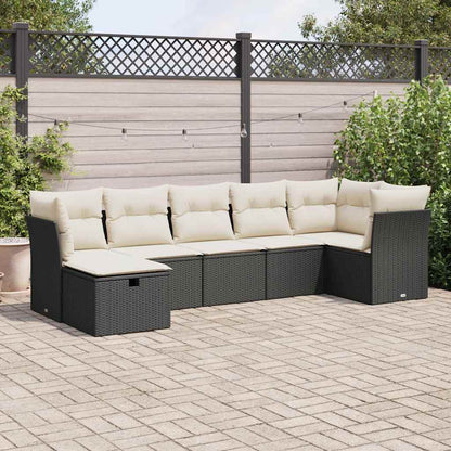 8 Piece Garden Sofa Set With Cushions Poly Rattan