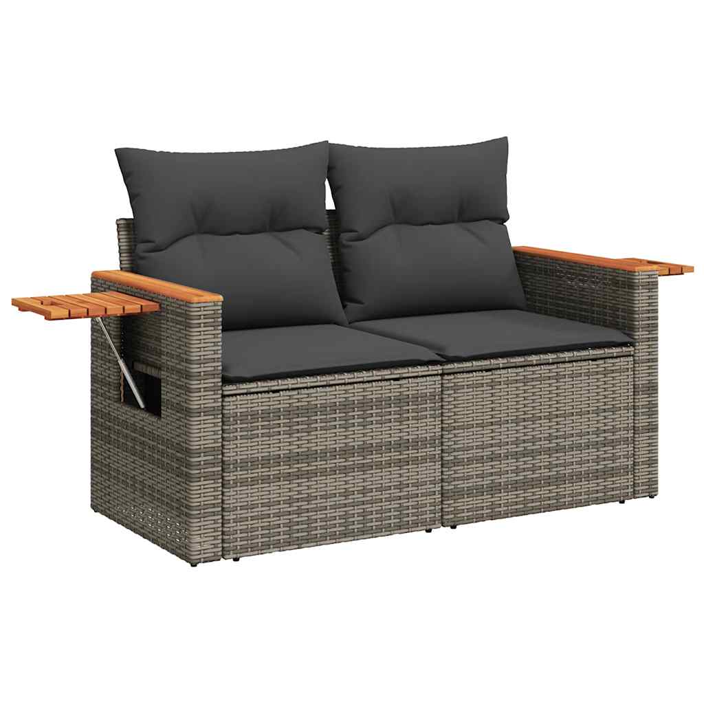 4 Piece Garden Sofa Set With Cushions Poly Rattan