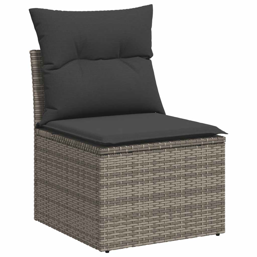 4 Piece Garden Sofa Set With Cushions Poly Rattan
