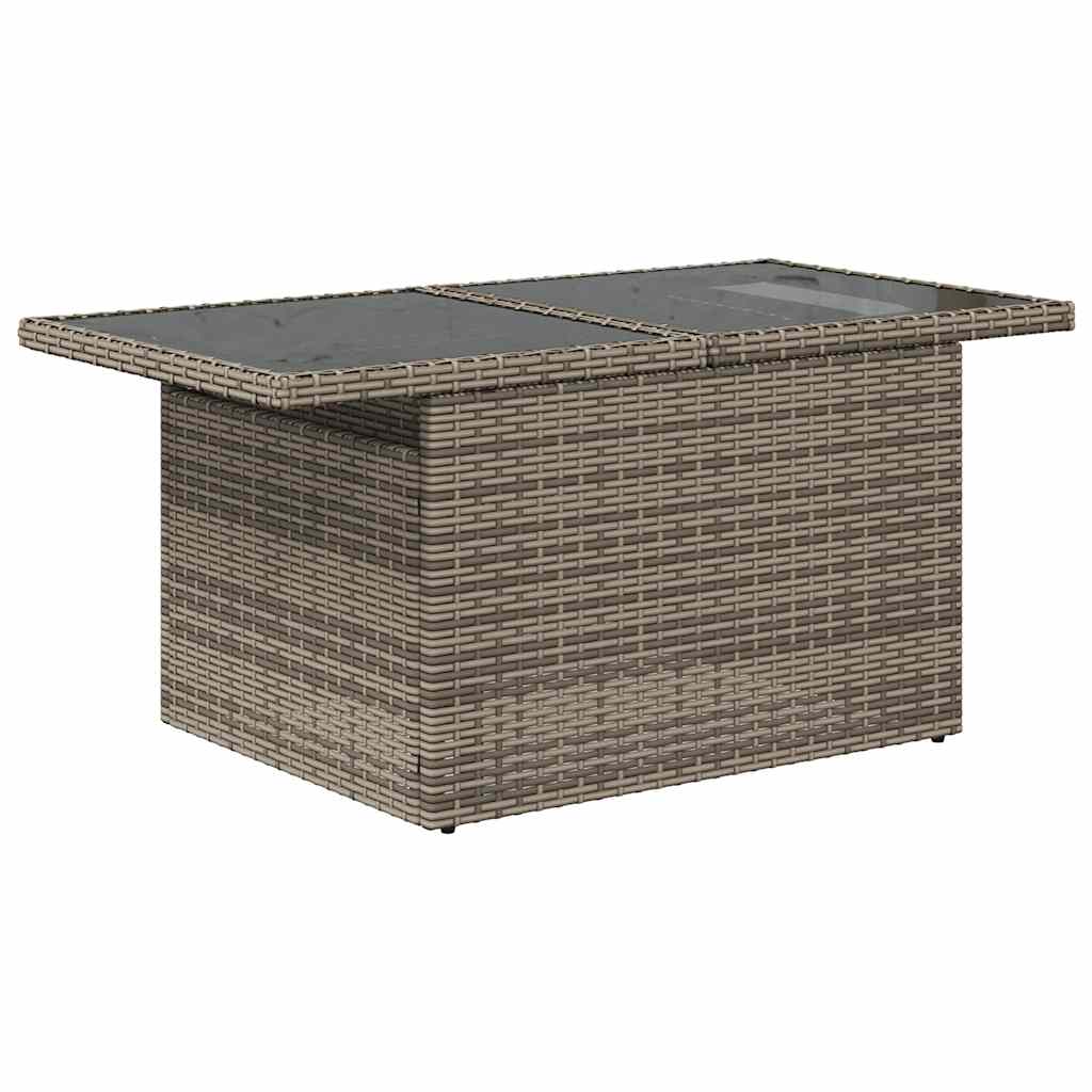 10 Piece Garden Sofa Set With Cushions Poly Rattan