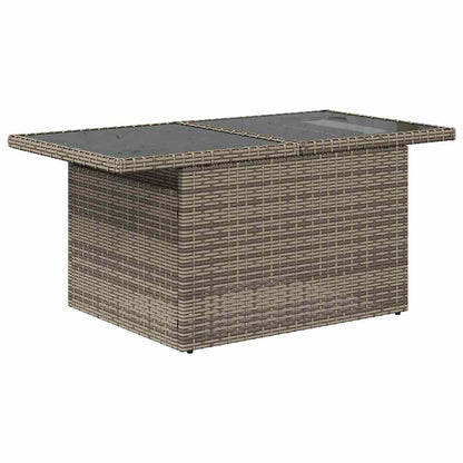10 Piece Garden Sofa Set With Cushions Poly Rattan