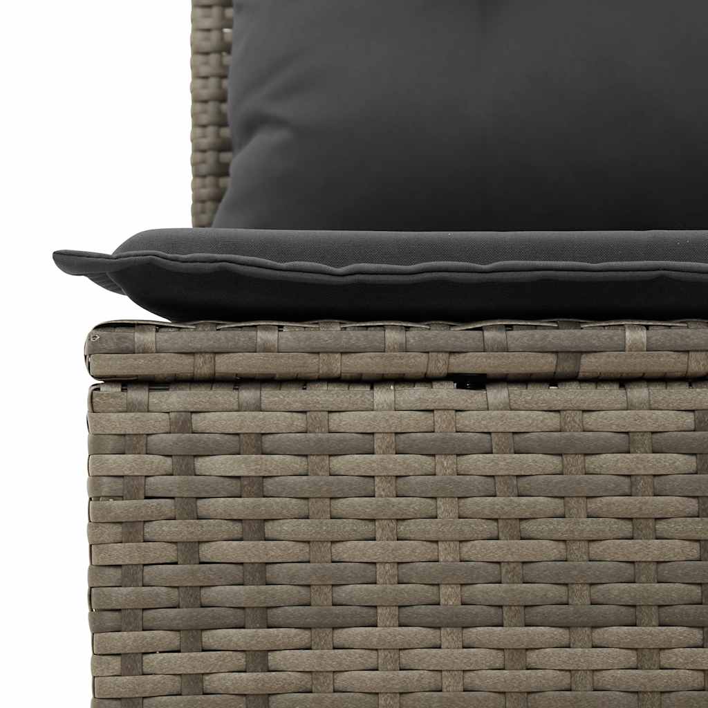 10 Piece Garden Sofa Set With Cushions Poly Rattan