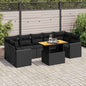 8 Piece Garden Sofa Set With Cushions Poly Rattan