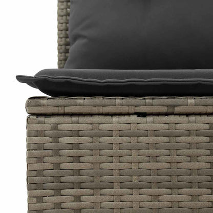 8 Piece Garden Sofa Set With Cushions Poly Rattan