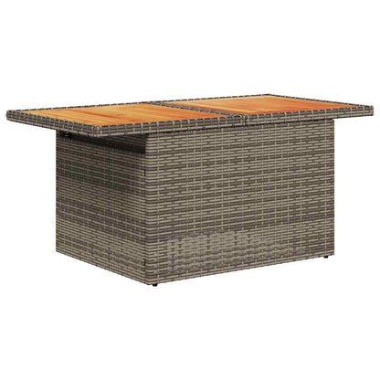 8 Piece Garden Sofa Set With Cushions Poly Rattan