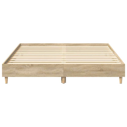 Bed Frame No Mattress Engineered Wood