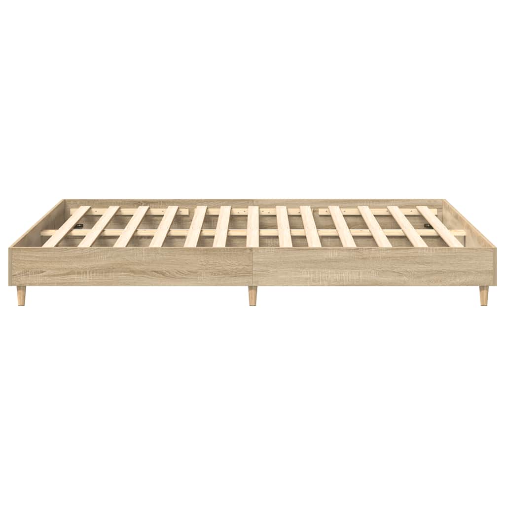 Bed Frame No Mattress Engineered Wood