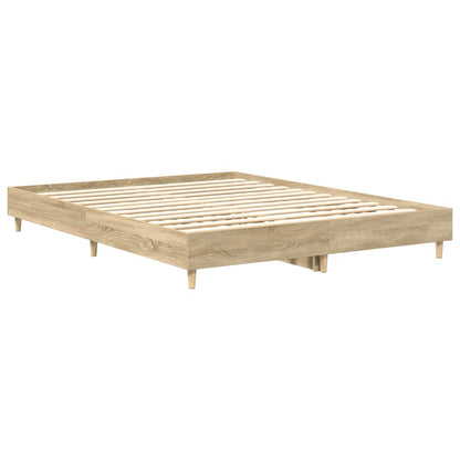 Bed Frame No Mattress Engineered Wood
