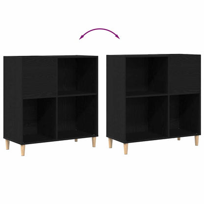 Record Cabinet 84.5 X 38 X 89 Cm Engineered Wood