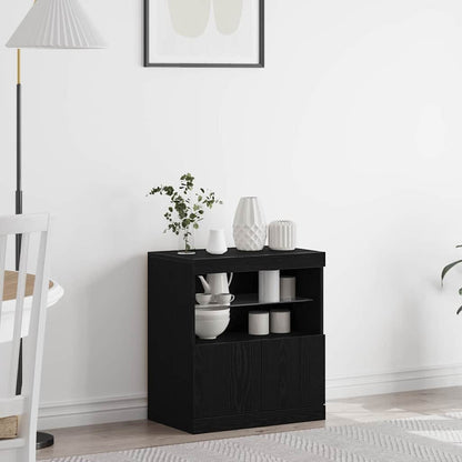 Sideboard With Led Lights 60X37X67 Cm