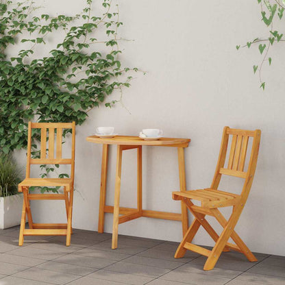 Garden Chair 8 Pcs Brown 36 X 46 X 86Cm Solid Acacia Wood