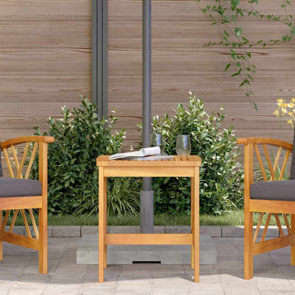 Garden Chairs With Cushions 2 Pcs Solid Acacia Wood