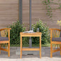 Garden Chairs With Cushions 2 Pcs Solid Acacia Wood