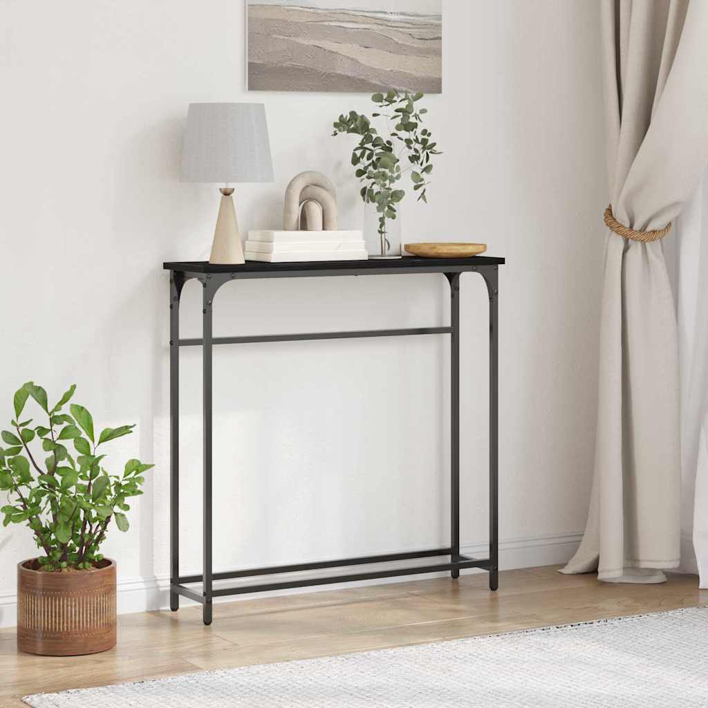 Console Table 75X19.5X75 Cm Engineered Wood